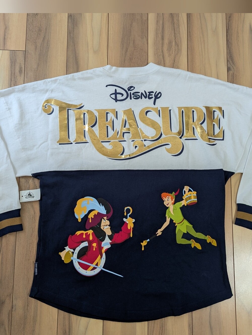NWT! Disney Cruise Lines Treasure Peter Pan & Captain Hook Spirit Jersey Size S